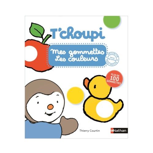 Livre T’choupi Mes gommettes les couleurs