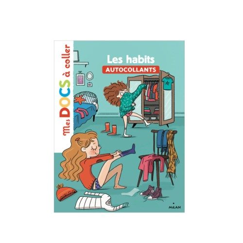 Livre Les habits Mes docs à coller