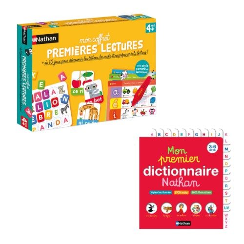 Lot 1er dictionnaire + Coffret Premières lectures
