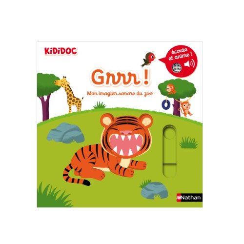 Livre Grrr ! Mon imagier sonore du zoo