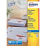 6500 mini-étiquettes Blanches Laser L7651 – Avery – 65/pages A4 – 38,1 x 21,2 mm