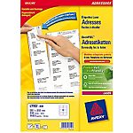 250 Feuilles d’étiquettes adresses Laser L7160 – Avery – 8/pages A4 – 2000 étiquettes par boîte – 63,5 x 38,1 mm