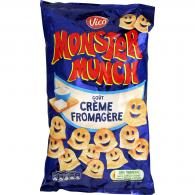 Biscuits apéritif goût crème fromagère Monster Munch