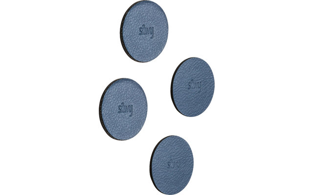 Silwy Pads magnétiques 5 cm set de 4 pièces bleu