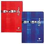 Cahier Clairefontaine Musique et chant A4 Assortiment