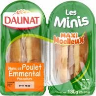 Sandwichs poulet/emmental Daunat
