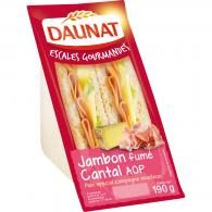 Sandwich jambon fumé cantal Daunat