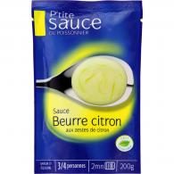 Sauce beurre citron aux zestes de citron P’tite Sauce