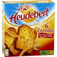 Biscottes 6 céréales Heudebert