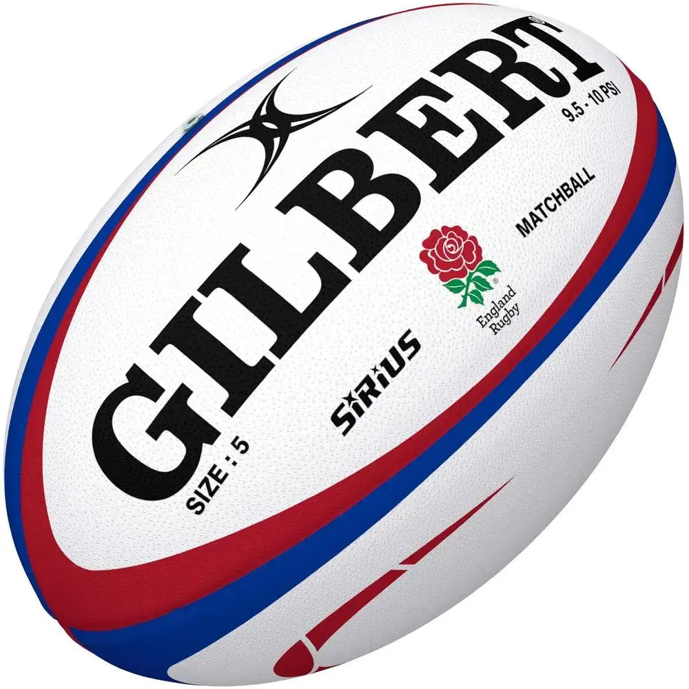 Ballon de Rugby Gilbert Officiel Match Sirius Equipe Angleterre