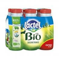 Lait bio entier Lactel