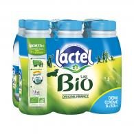 Lait bio demi-écrémé Lactel