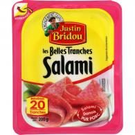 Salami pur porc fumé Justin Bridou