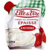 Crème fraîche épaisse entière Elle & vire