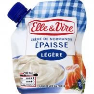 Crème fraîche épaisse légère 12% MG Elle & vire