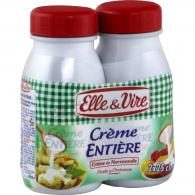 Crème fraîche liquide entière Elle & vire