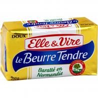 Beurre tendre doux Elle & vire