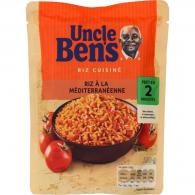 Plat cuisiné riz à la Méditerranéenne Uncle Ben’s