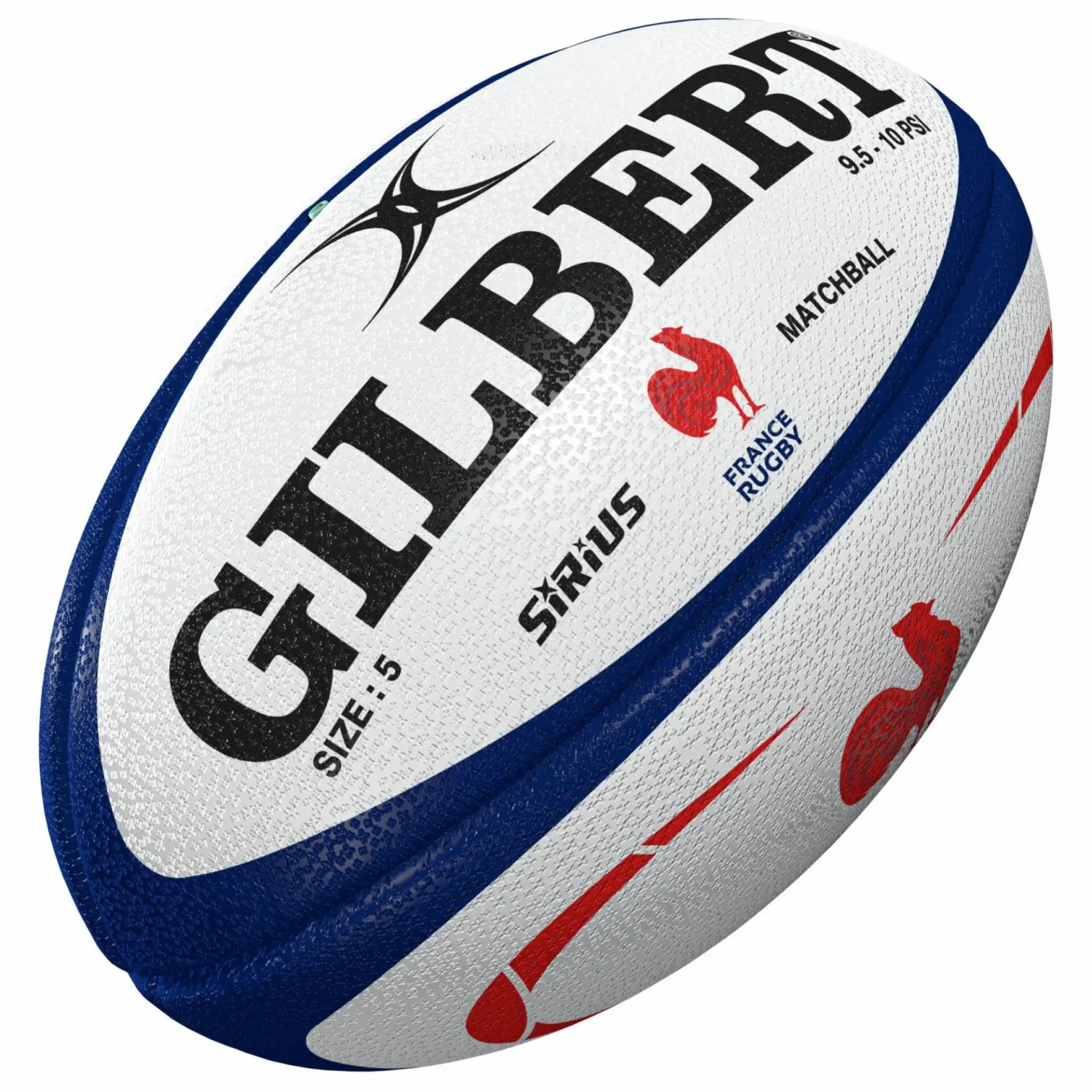 Ballon de Rugby Gilbert Officiel Match Sirius Equipe de France
