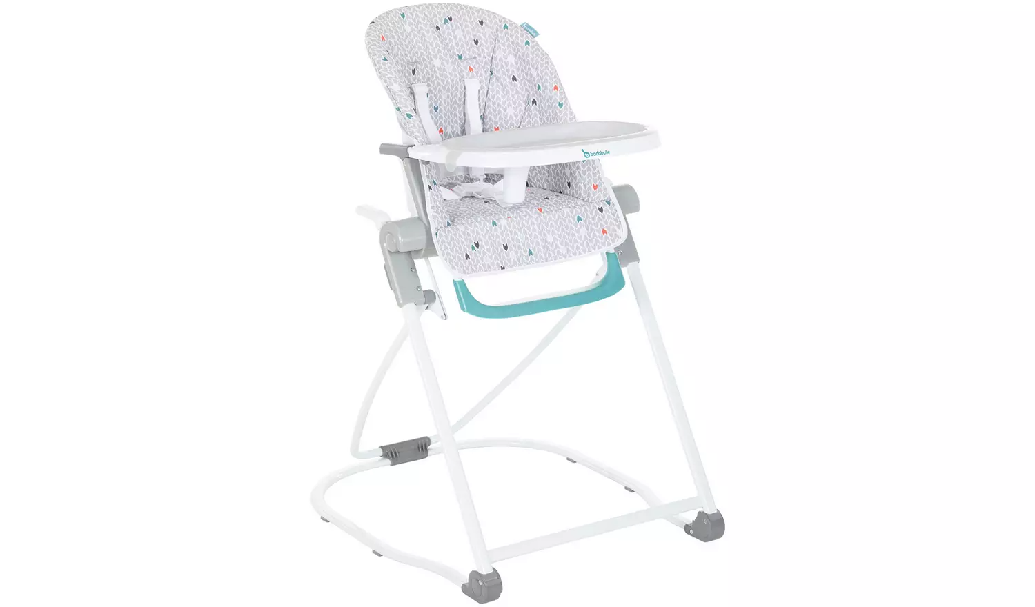 Badabulle High Chair Compact – Grey Patterns