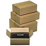 Caisse plate Carton 150 (H) x 500 (l) x 300 (P) mm Marron – 15 / Paquet