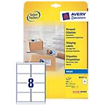 25 Feuilles pour étiquettes adresse jet d’encre – Avery – 8 étiquettes 99,1 x 67,7 mm