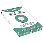 100 fiches Bristol blanches perforées Q5 148 x 210 mm