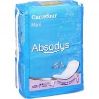 Serviettes incontinence Absodys Mini Carrefour