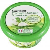 Fromage à tartiner ail & fines herbes Carrefour