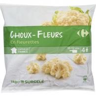 Choux-fleurs en fleurettes Carrefour