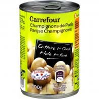 Champignons de Paris entiers 1er choix Carrefour