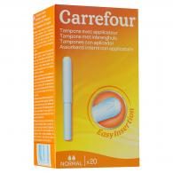 Tampons avec applicateur normal Carrefour