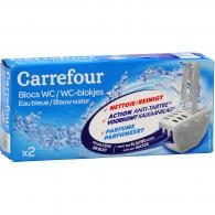 Blocs WC eau bleue Carrefour