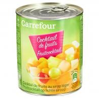Fruits au sirop léger Carrefour