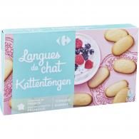 Biscuits langues de chat Carrefour