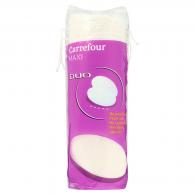 Disques de coton ovales à démaquiller Carrefour