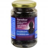 Olives noires à la Grecque entières Carrefour