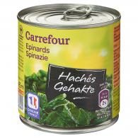 Epinards hachés Carrefour