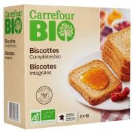 Biscottes complètes bio Carrefour Bio