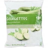 Légumes cuisinés courgettes en rondelles Carrefour