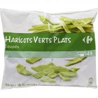 Haricots verts plats coupés Carrefour