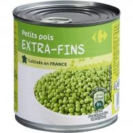 Petits pois extra-fins Carrefour