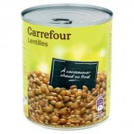 Lentilles Carrefour