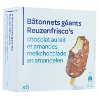 Glaces chocolat au lait et amandes