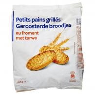 Petits pains grillés au froment