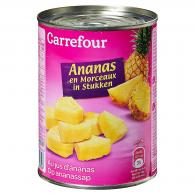 Fruits au sirop ananas en morceaux Carrefour