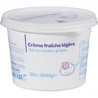 Crème fraîche légère 15% MG