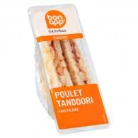 Sandwich poulet tandoori Carrefour Bon App’