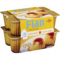 Desserts flan caramel Carrefour