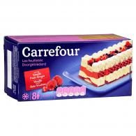 Bûche glacée vanille fruits rouges Carrefour